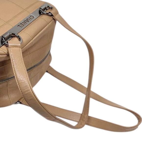 500525BU (S6) Chanel Hand Bag Brown Caviar Skin - Picture 3 of 9